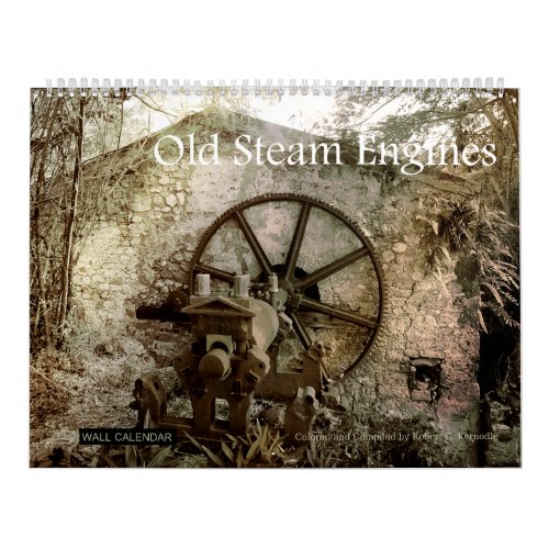 Wall Calendar Old Steam Engines