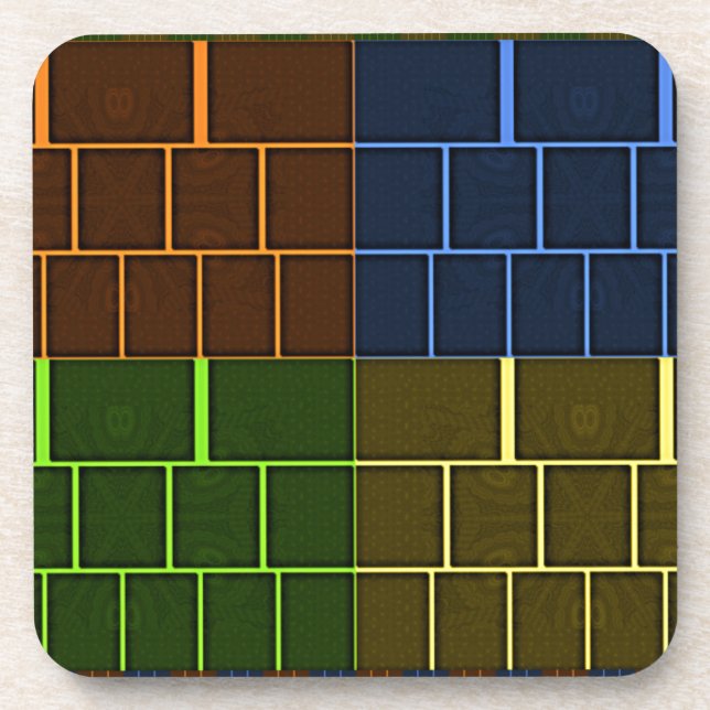 Wall canvas beverage coaster (Front)