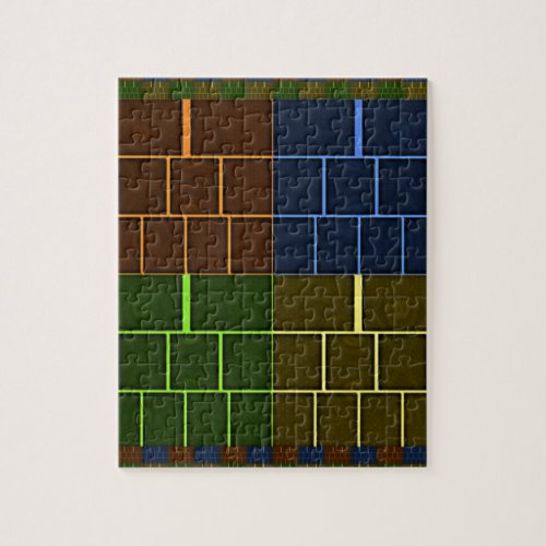 Wall canvas jigsaw puzzle