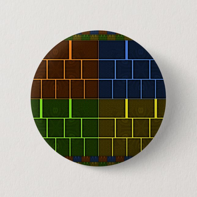 Wall canvas pinback button (Front)
