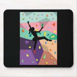 Wall Climbing Indoor Climbing Sports Alpinist Gift Mouse Pad