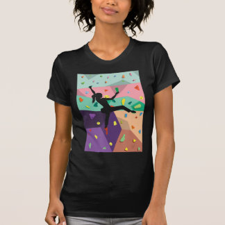 Wall Climbing Indoor Rock Climbers Action Sports A T-Shirt