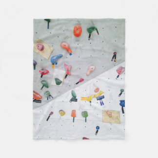Wall climbing indoor wall fleece blanket