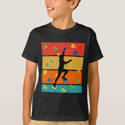 Wall Climbing Rock Climbing Bouldering T_Shirt