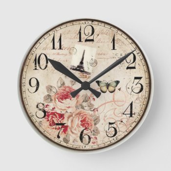 Wall Clock by Heartsview at Zazzle