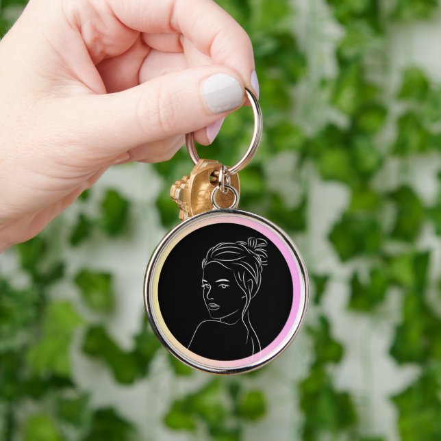 wall clock 2025 keychain (Hand)