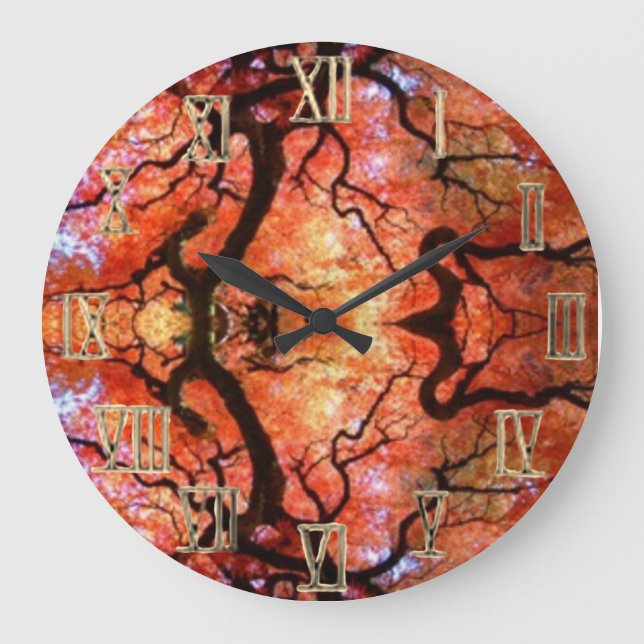 Wall Clock Abstract style  (Front)