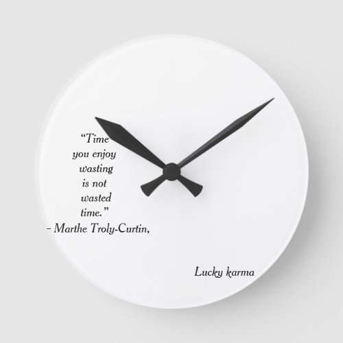 wall clock acrilic by lucky karma