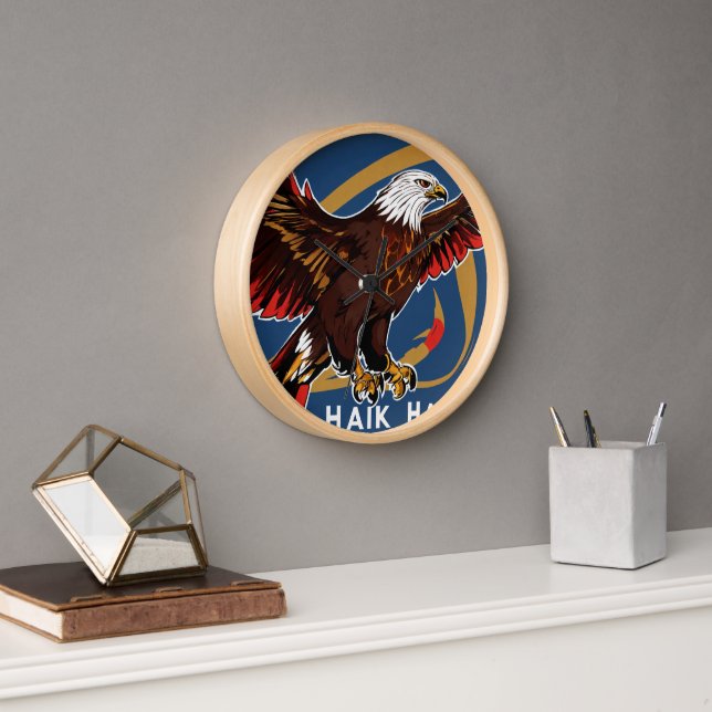 Wall Clock Battery Operated, Easy to Read, America (Office)