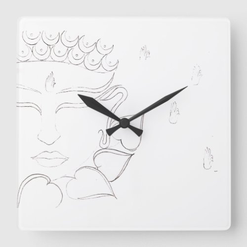 Wall Clock buddha 