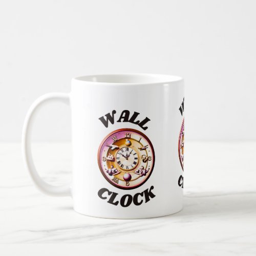 Wall clock coffee mug