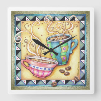 WALL CLOCK - COOL BEANS! COFFEE ART