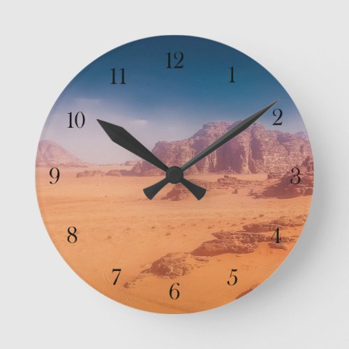 Wall Clock desert Wadi Rum