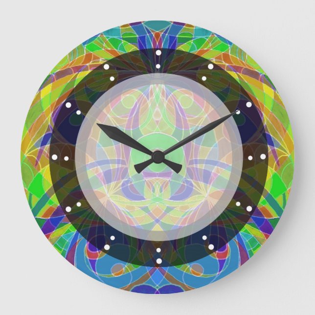 Wall Clock Ethnic Style (Front)