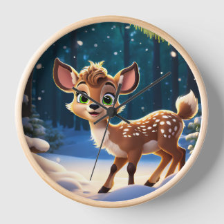 Wall Clock, fawn Clock