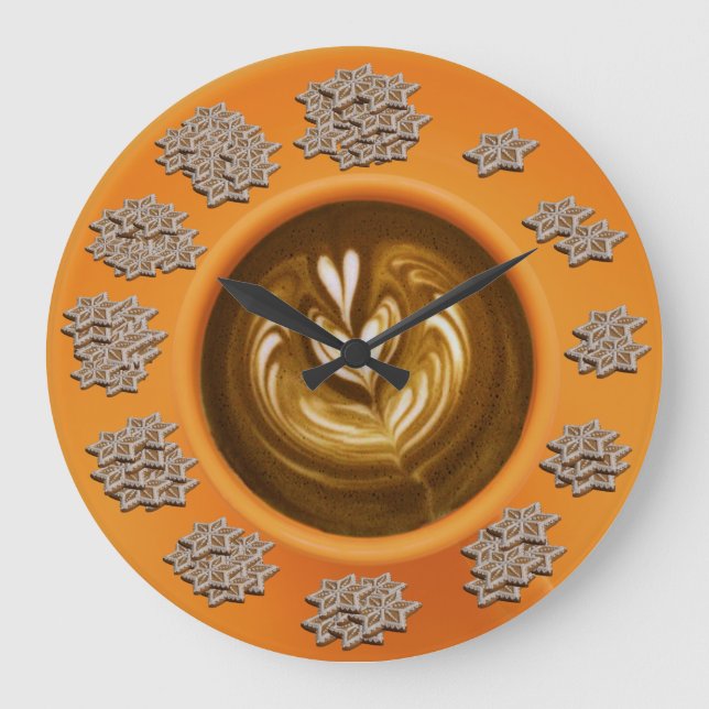 Wall Clock - "Fika" (Front)