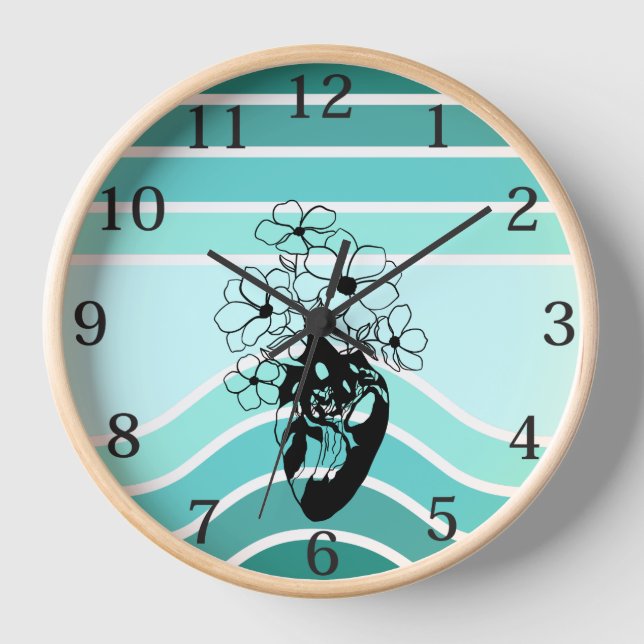 Wall clock for hospital, medical center (Front)
