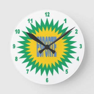 Wall clock in acrylic, Ronde Medium ESPORTE