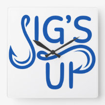 Wall clock. Jigs Up.