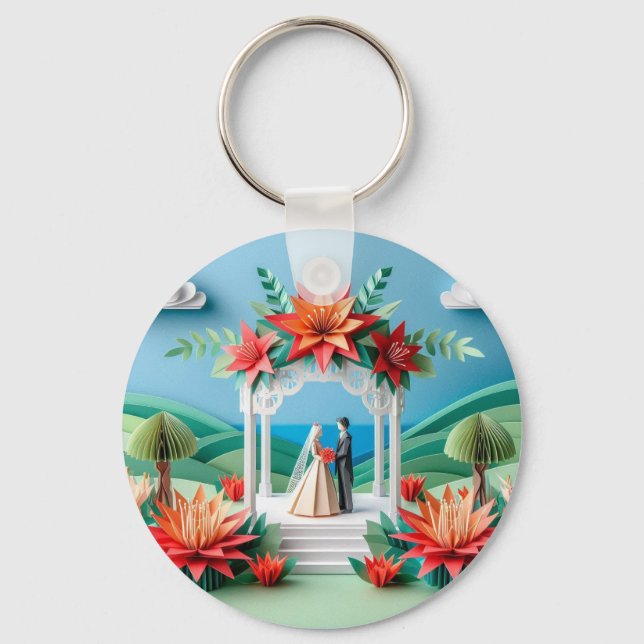 Wall Clock Keychain (Front)