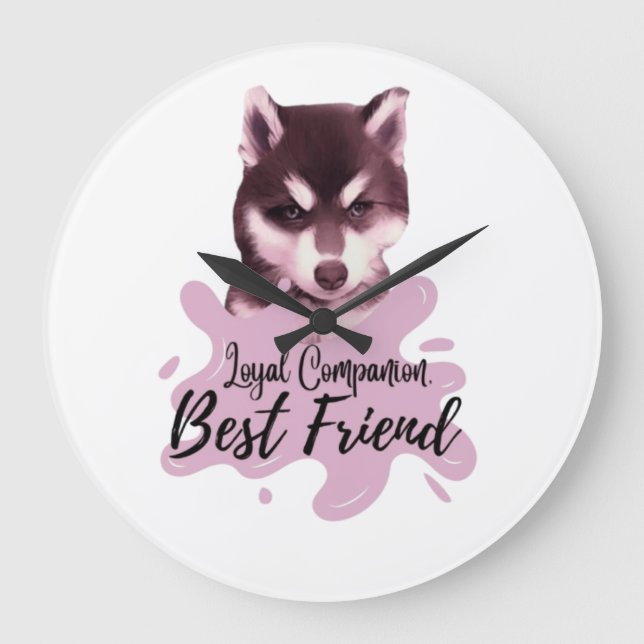 Wall clock Loyal companion, best friend  (Front)