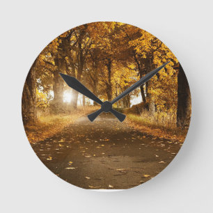 wall clock nature design 