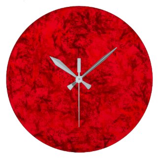 Wall Clock Red Sun