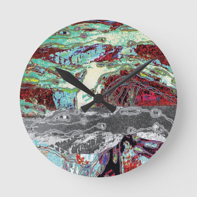 Wall Clock – Strata Pulse (Front)