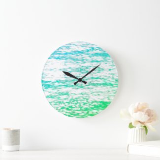 Wall Clock Wave Art V