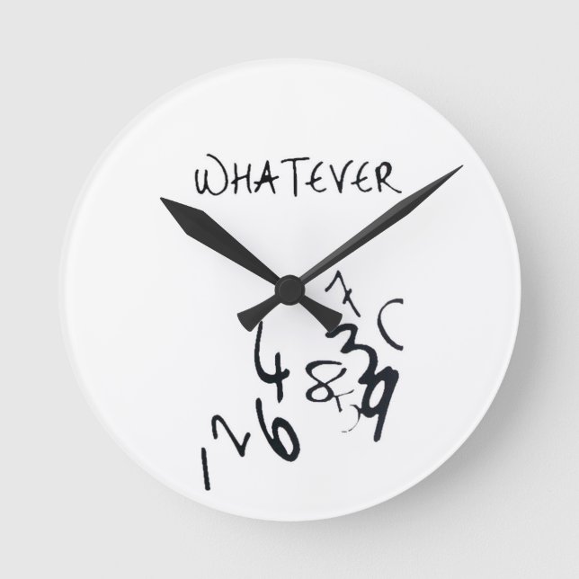Wall Clock - whatever (Front)