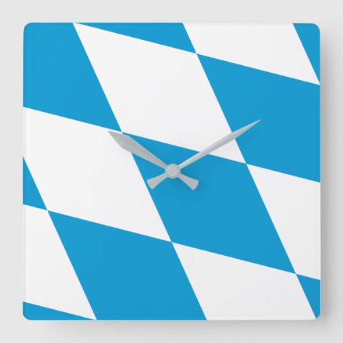 Wall Clock with Flag of Bavaria Germany