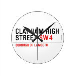 clapham high street  Wall Clocks
