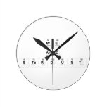 We
 Are
 Stardust  Wall Clocks