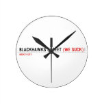 Blackhawks street  Wall Clocks