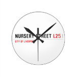 Nursery Street  Wall Clocks