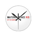 Material Place  Wall Clocks