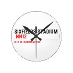Sixfields Stadium   Wall Clocks