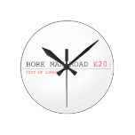 bore man road  Wall Clocks