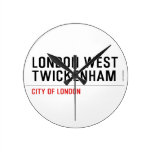 LONDON WEST TWICKENHAM   Wall Clocks