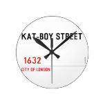 KAT-BOY STREET     Wall Clocks