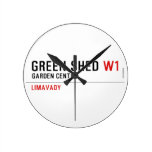 green shed  Wall Clocks