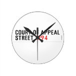 COURT OF APPEAL STREET  Wall Clocks