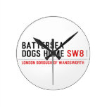 Battersea dogs home  Wall Clocks