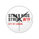 Stray Kids Street  Wall Clocks
