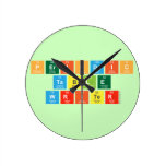 Periodic Table Writer  Wall Clocks