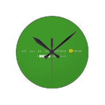 will you be my girlfriend Andrea?
   Wall Clocks