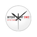 Bitchy court  Wall Clocks