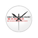 EARLY MAY SEPNIO-VALDEZ   Wall Clocks