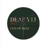 deaf  Wall Clocks