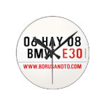 06 HAY 08  BMW   Wall Clocks